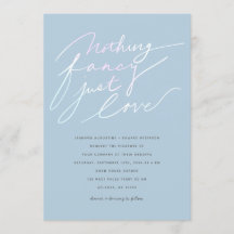 Inget Finare just Kärlek, modern skript Bröllop