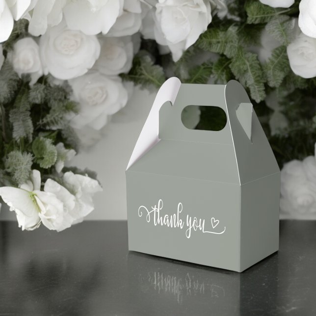 Inget Finare precis Kärlek Heart Mönster Bröllop Presentaskar (Nothing Fancy Just Love Heart Pattern Wedding Favor Boxes
from Ricaso. Thank you boxes sage green)