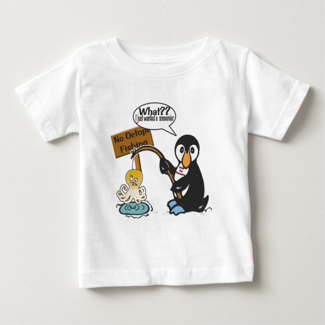Inget fiska för Octopi T Shirt (Framsida)