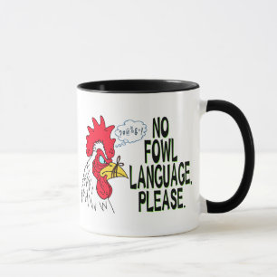 Inget fjäderfät språk mugg