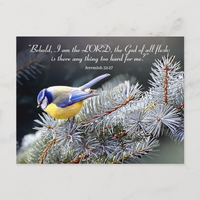 Inget för svårt för Herren Vykort (Framsida)