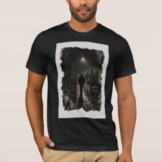 Inget Förblir Mörkt Urban Regn Grunge Konst T-Shir T Shirt