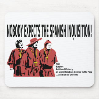 Inget förväntar den spanska räfsten Mousepad Musmatta