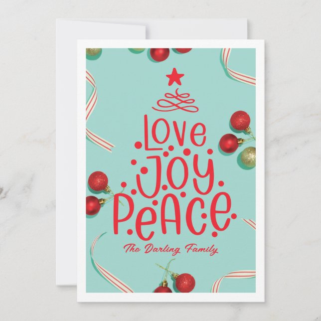 Inget fotojulkort inbjudningar (Framsida)