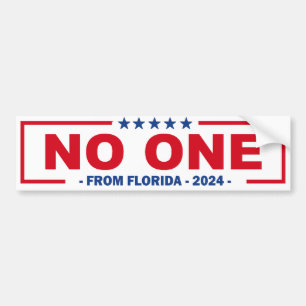 INGET FRÅN FLORIDA 2024 BILDEKAL