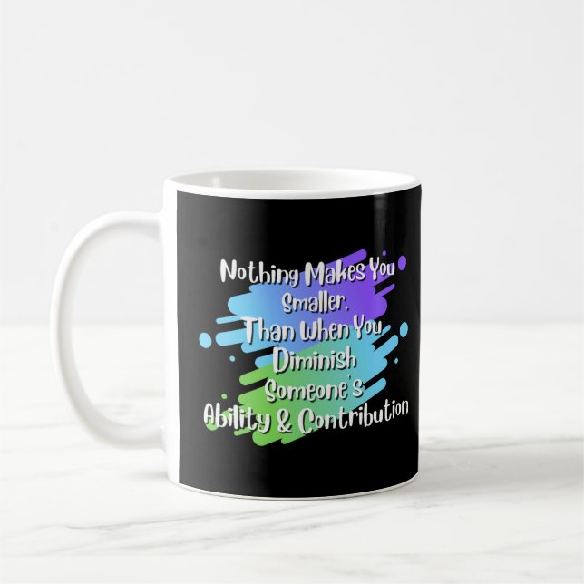 Inget gör att du säger mindre kaffemugg (Vänster)