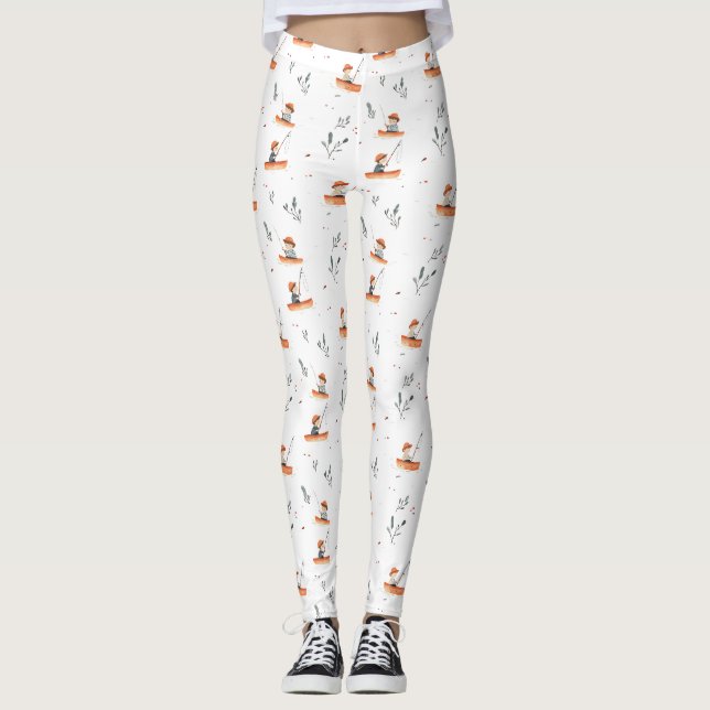 Inget Gör En Fisk Större Leggings (Framsida)