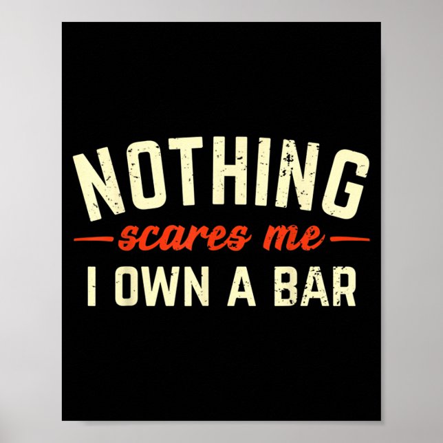 Inget gör mig mer glad än att jag äger en bar - ro poster (Framsidan)