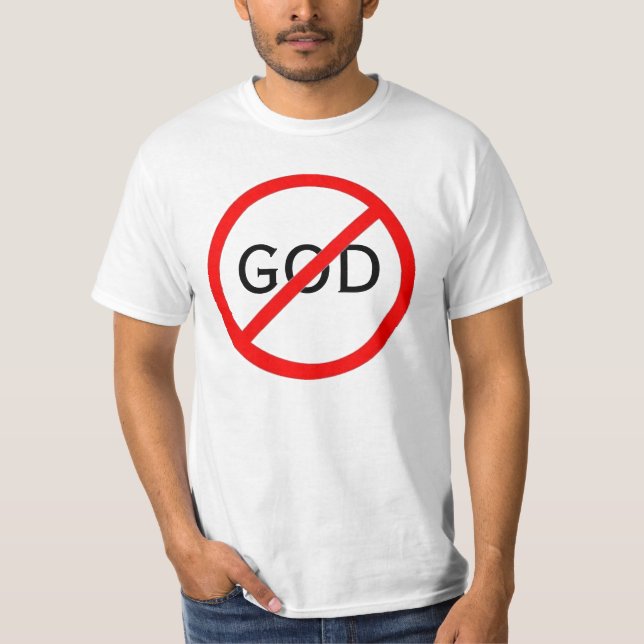 Inget gudsymbol tee (Framsida)