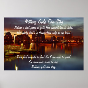 Inget Guld kan Poster