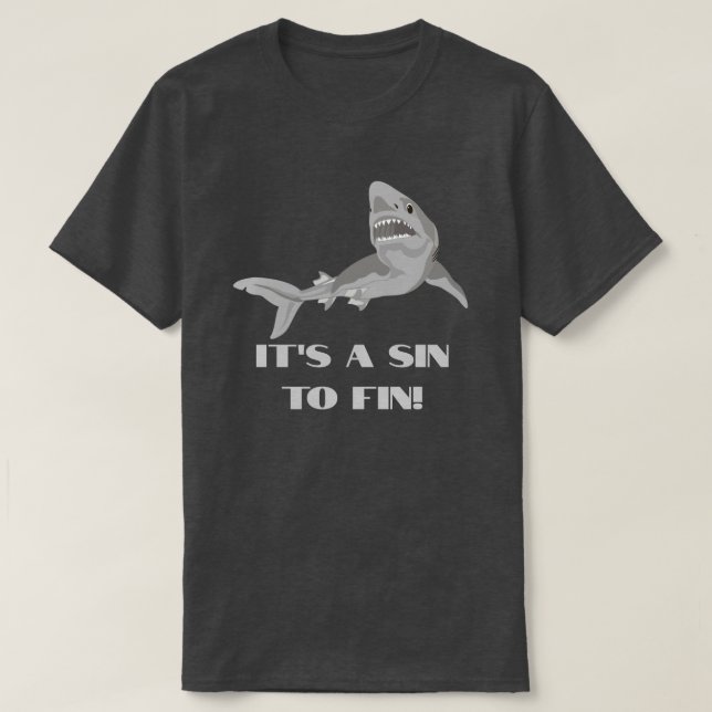 Inget hajfenor t shirt (Design framsida)