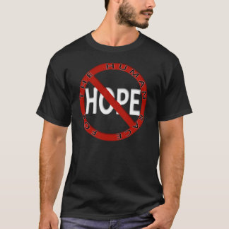 Inget hopp undertecknar logotypen tröja