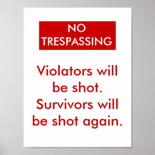 Inget inkräkta poster