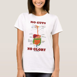 Inget innanmäte ingen härlighet (humorn för tee shirt