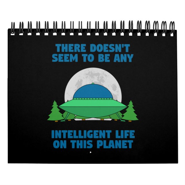 Inget intelligent liv kalender (Omslag)
