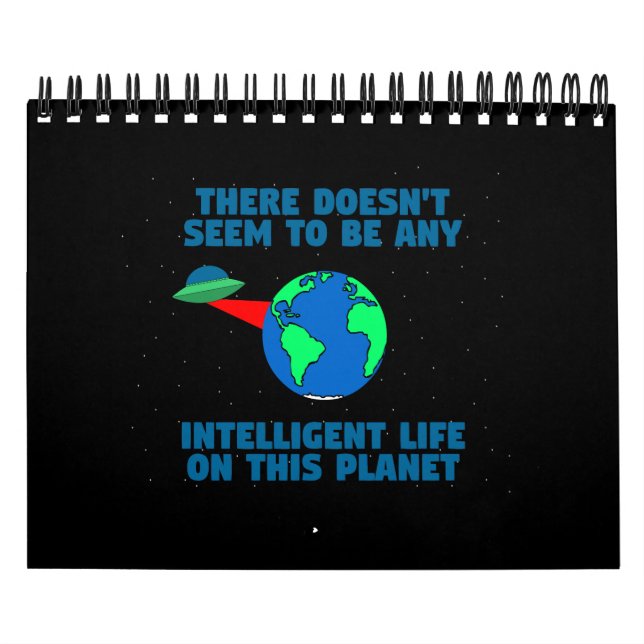 Inget intelligent liv på planeten kalender (Omslag)