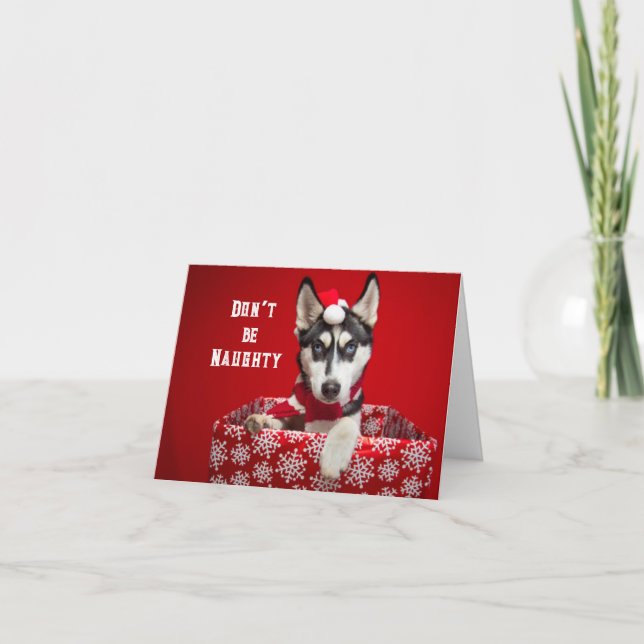 Inget Julknäpp Greetingskort Helgkort (Framsida)