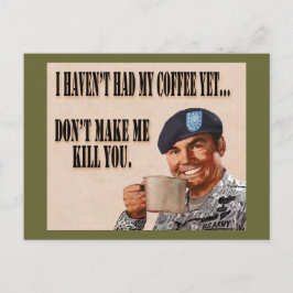Inget kaffe än vykort