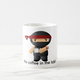 Inget kaffe i labbet, Giga ninja! Kaffemugg