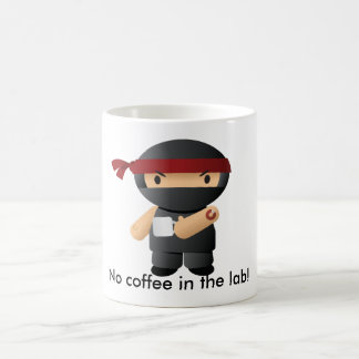 Inget kaffe i labbet, Giga ninja! Kaffemugg