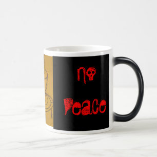 Inget kaffe ingen fred magisk mugg