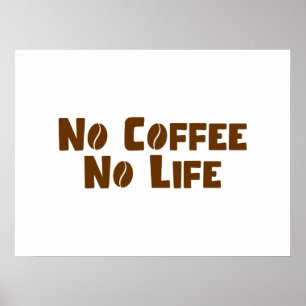 Inget kaffe utan liv Poster