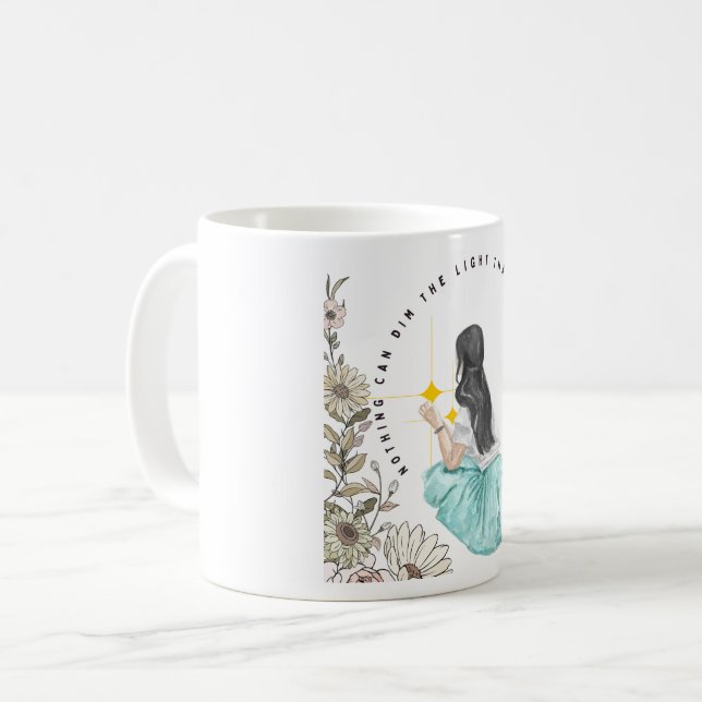 Inget kan fördärva ljuset som sfinkar inifrån kaffemugg (Framsida vänster)