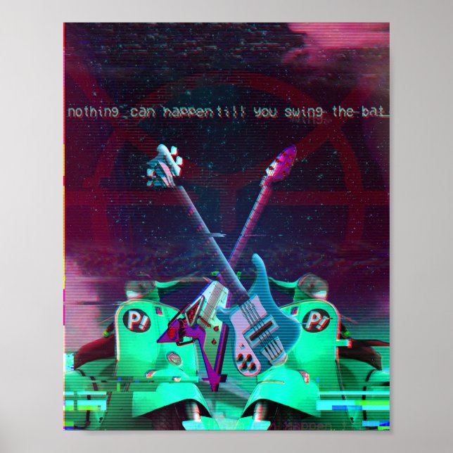 Inget kan hända förrän du svänger i fladdermus poster (Framsidan)