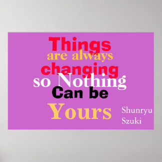 Inget kan vara ditt poster