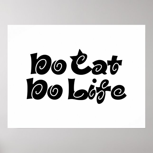 Inget Kat No Life Poster (Framsidan)