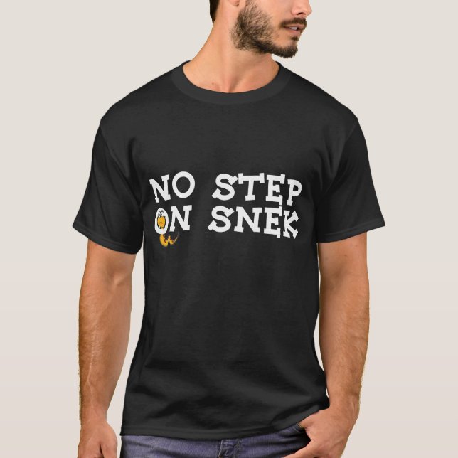 Inget kliva på Snek Tee Shirt (Framsida)