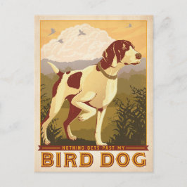 Inget kommer från min fågel Hund Vykort