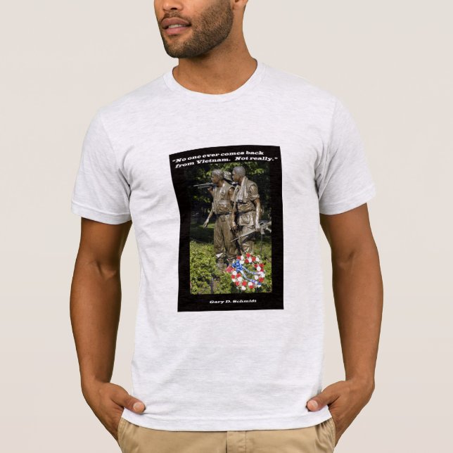 Inget kommer någonsin tillbaka från Vietnam T Shirt (Framsida)