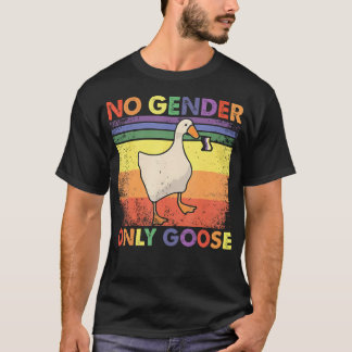 Inget Kön Endast Gås Rolig Anka Lgbt Stolthet T Shirt