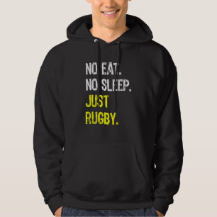 Inget könsomdu, bara rugby Repeat Practice Game Hoodie