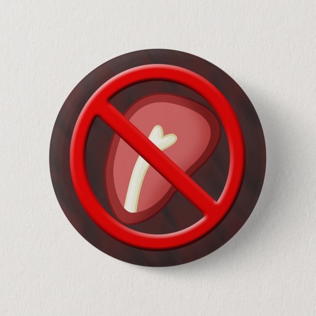 Inget kött knäppas 02 knapp (Framsida)