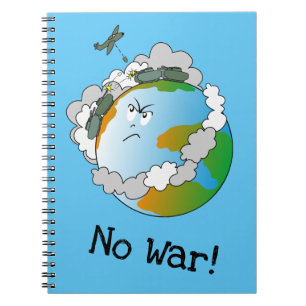 Inget krig! anteckningsbok