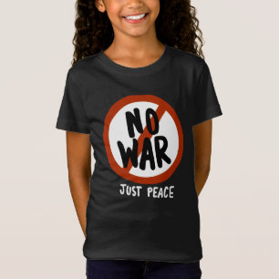 Inget krig bara fred t shirt