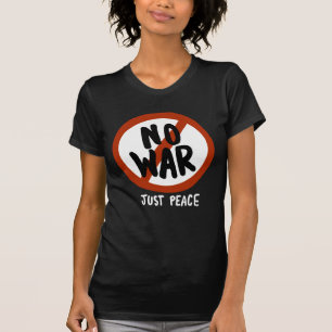 Inget krig bara fred t shirt
