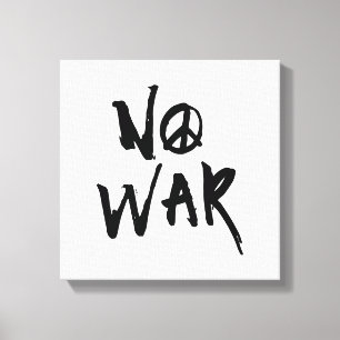 Inget krig canvastryck