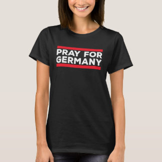 Inget krig i Europa I Tyskland Flagge I Pray for G T Shirt
