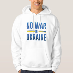 Inget krig i Ukraina Hoodie