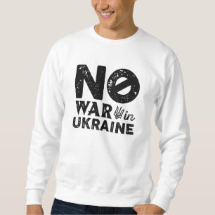 Inget krig i Ukraina Lång Ärmad Tröja