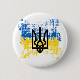 Inget krig i Ukraina - stödja Ukrainas T-Shirt-kaf Knapp