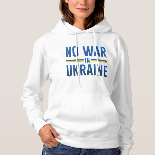 Inget krig i Ukraina T Shirt (Framsida)