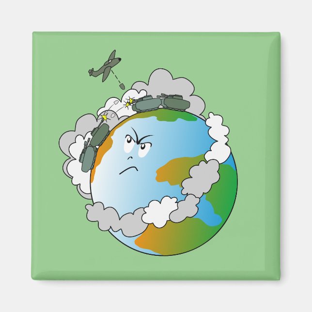 Inget krig! magnet (Framsidan)