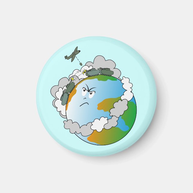 Inget krig! magnet (Framsidan)