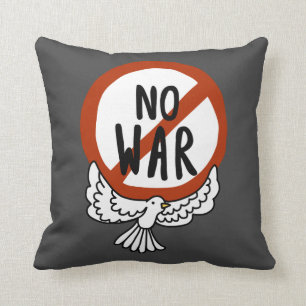 Inget krig med duva kudde