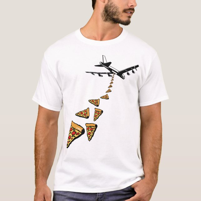 Inget krig mer pizza tröja (Framsida)