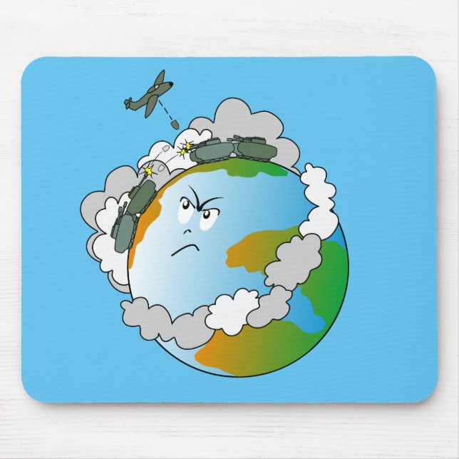 Inget krig! musmatta (Framsidan)